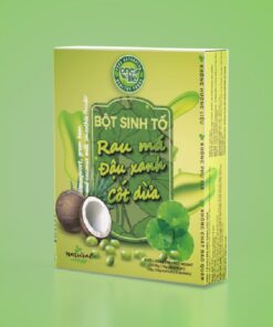 SINH TỐ RAU MÁ ĐẬU XANH CỐT DỪA 6 GÓI (18gr/gói)