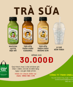 TRÀ SỮA TRÂN CHÂU CARAMEL ONETEA chai 250ml