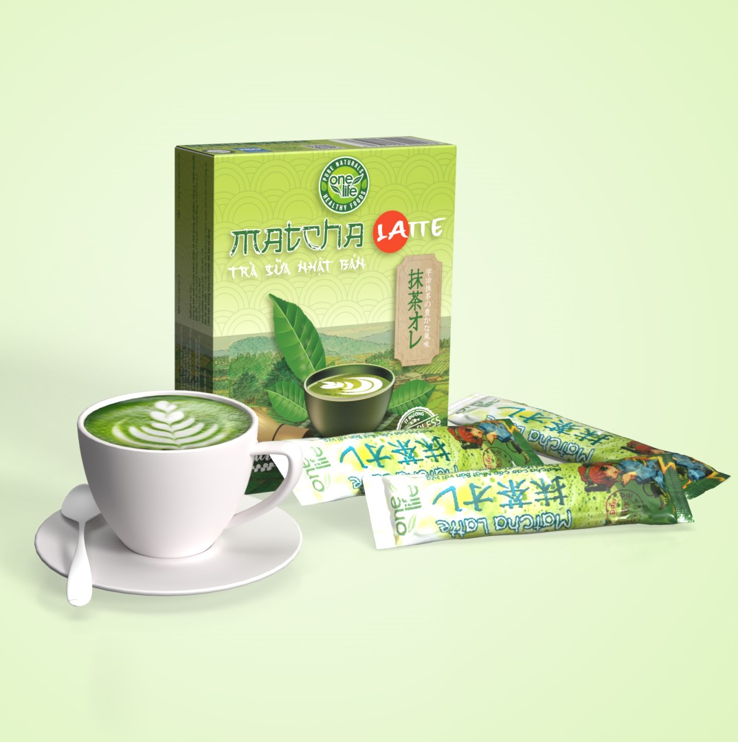 TRÀ SỮA MATCHA LATTE NHẬT BẢN HỘP 6 GÓI
